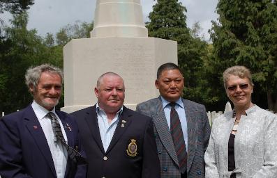 Jim Linehan, Bob Mullen, Dilikumar Gurung, Penny Legg