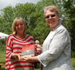 Liz Ridgway, RN/RM Charity, with Penny Legg