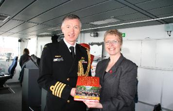 Capt Simon O'Brien and Penny Legg, Portsmouth 2012