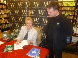Book signing at Waterstones